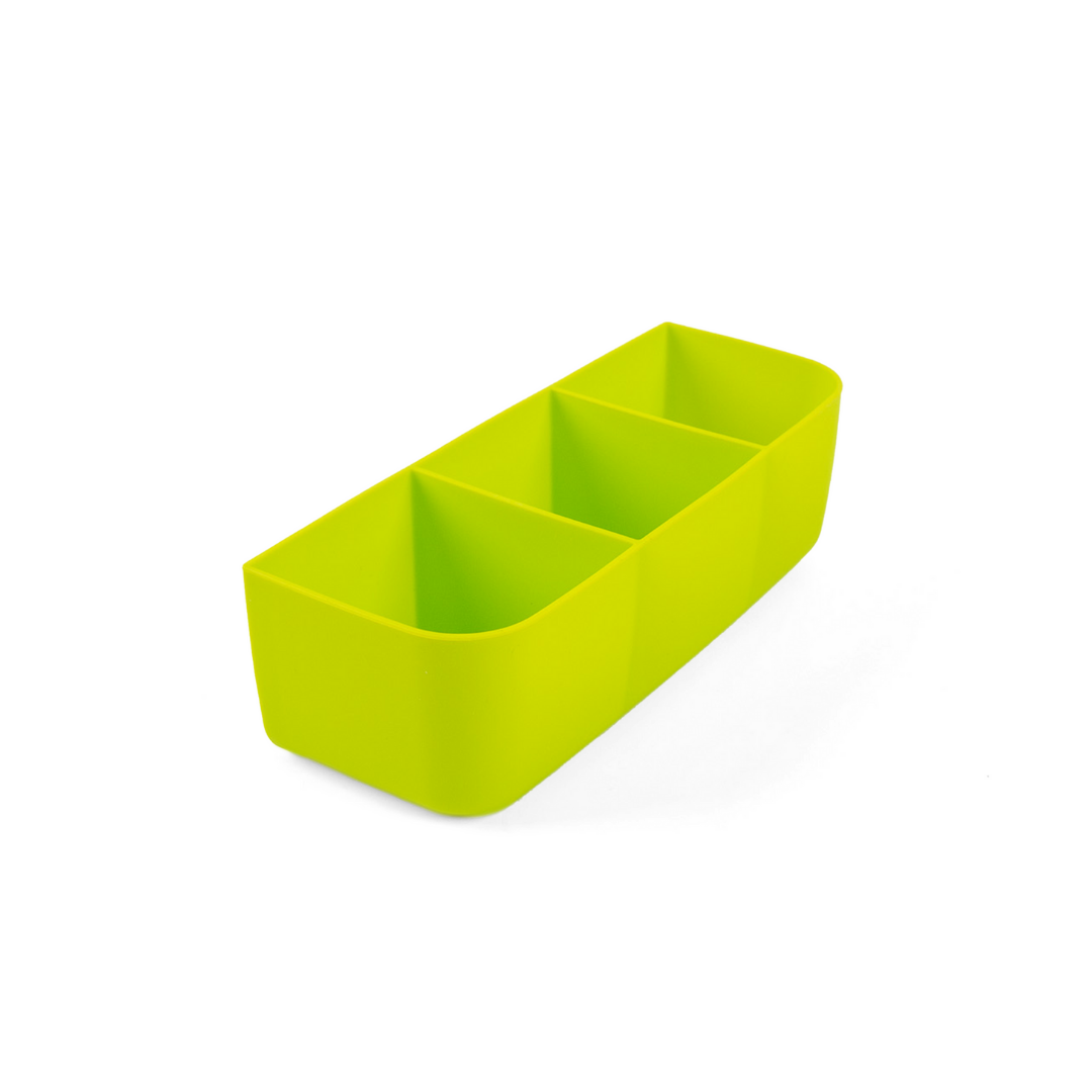 a picture of Montii.Co Feast Silicone Tray - Matcha on a white background for a fun bento meal