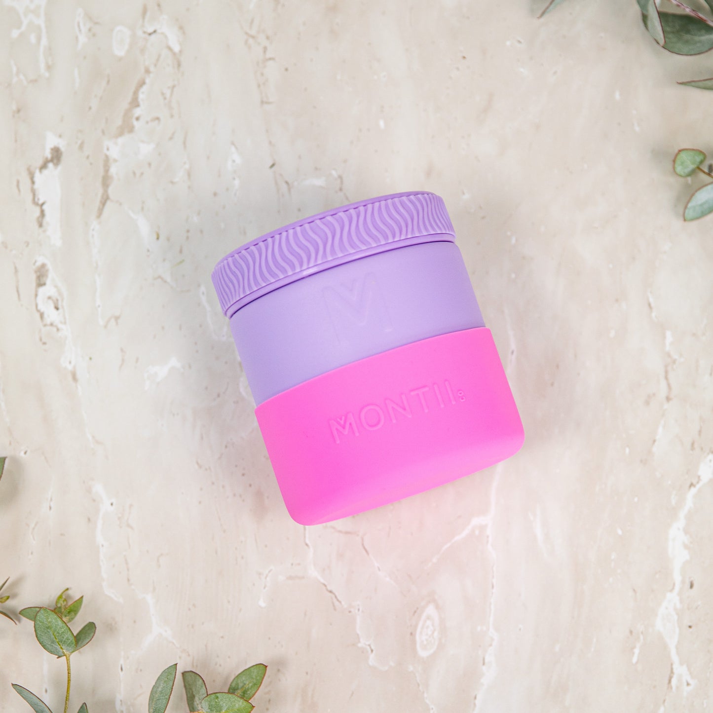 MontiiCo Kids Insulated Food Jar & Flask 400ml  - Lilac