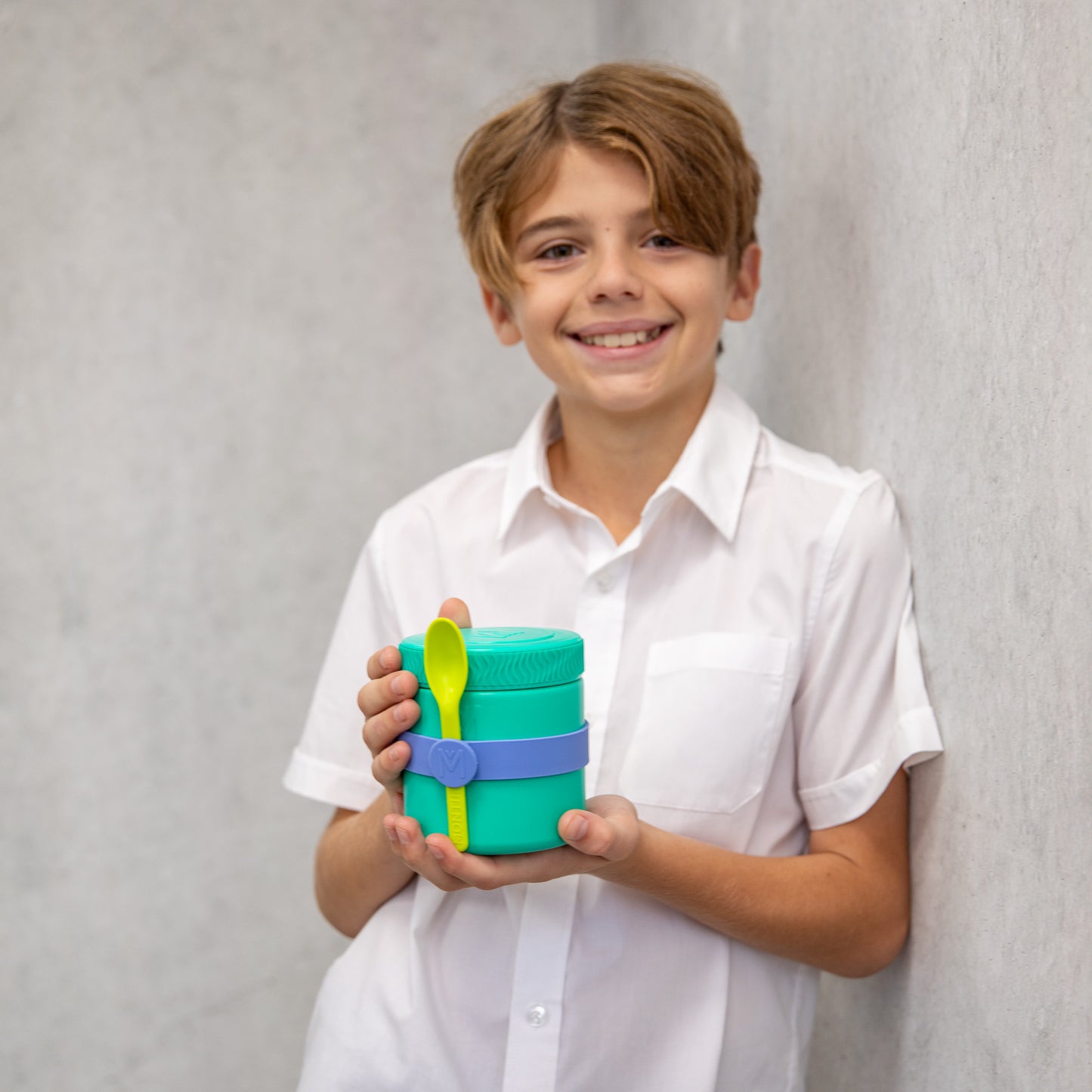 MontiiCo Kids Insulated Food Jar & Flask 400ml - Mojito