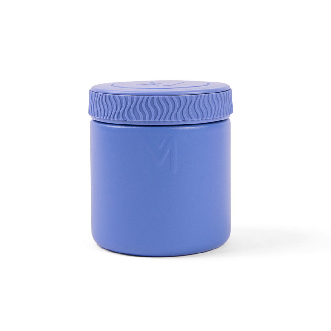 a picture of MontiiCo Insulated Food Jar - Splash on a white background for a fun bento meal