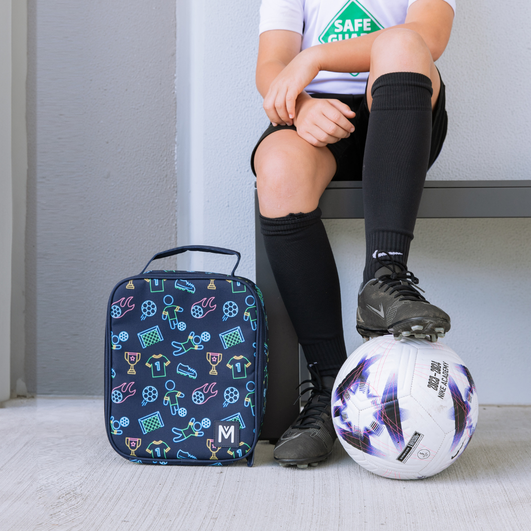 MontiiCo Large Insulated Lunch Bag - Goal Keeper