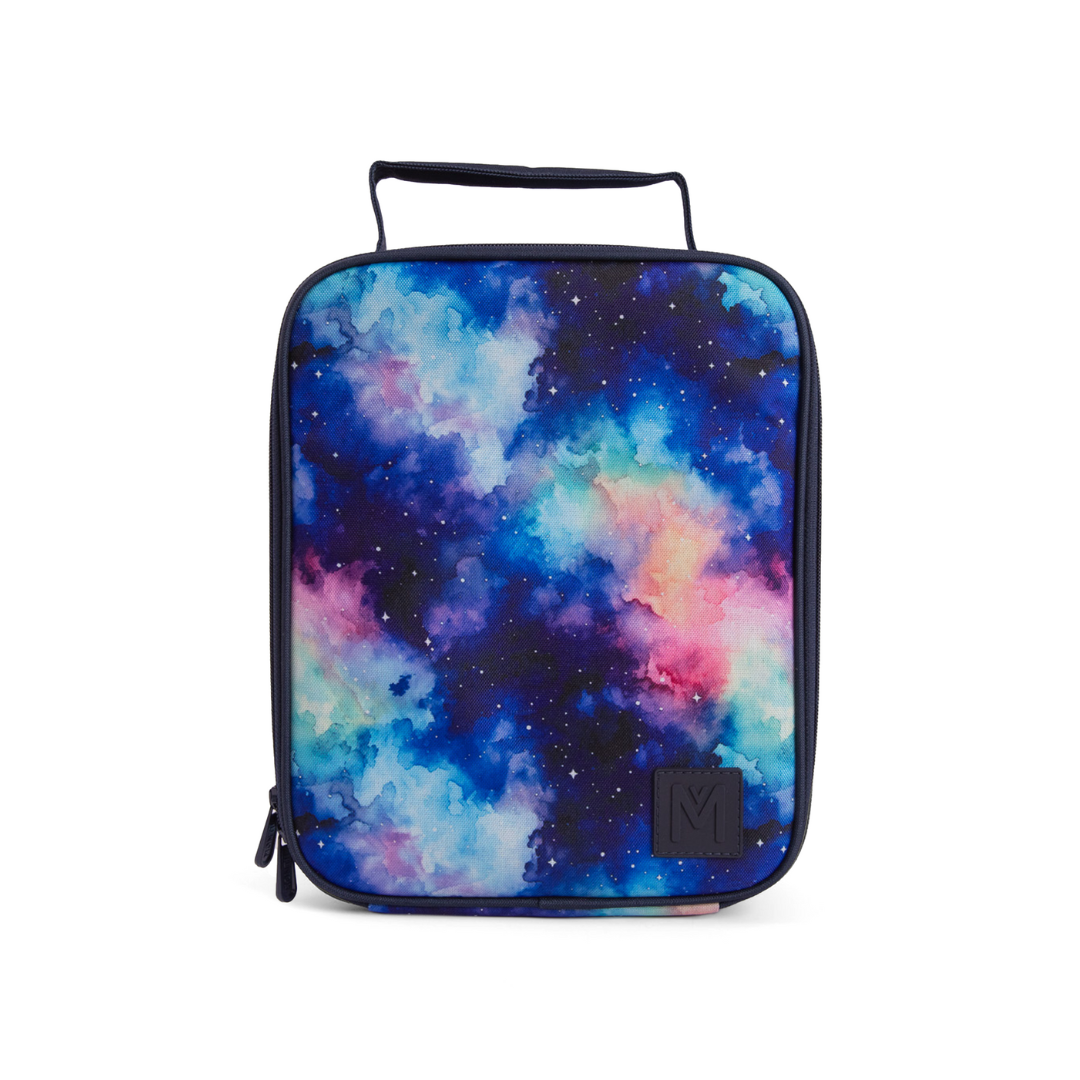 a picture of MontiiCo Large Insulated Lunch Bag - Starlight on a white background for a fun bento meal