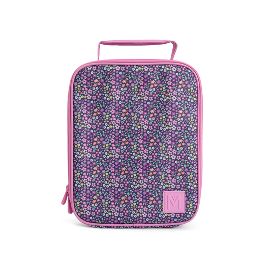 a picture of MontiiCo Large Insulated Lunch Bag - Meadow on a white background for a fun bento meal