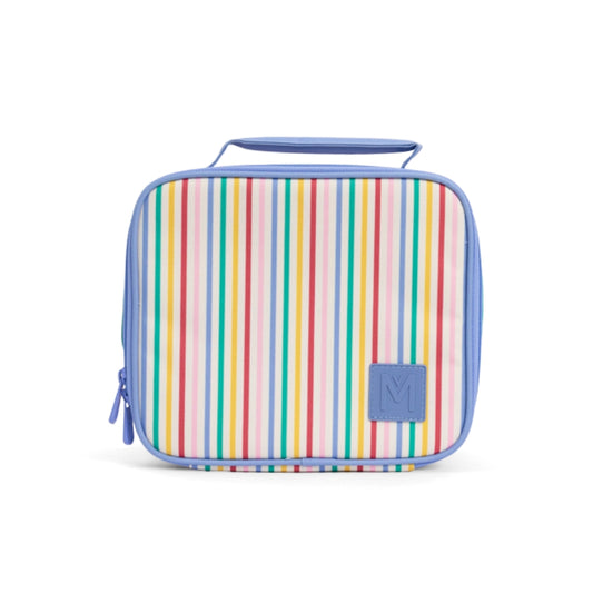 MontiiCo Medium Insulated Lunch Bag - Fruits Stripe