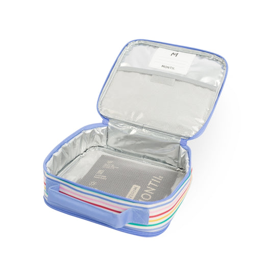 MontiiCo Medium Insulated Lunch Bag - Fruits Stripe