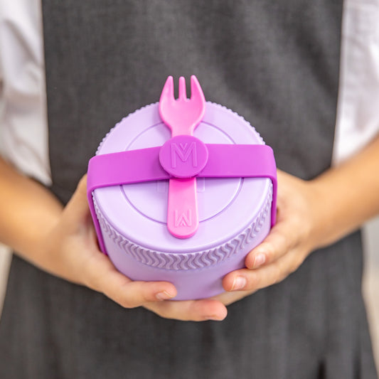MontiiCo Kids Mini Insulated Food Jar 200ml - Lilac