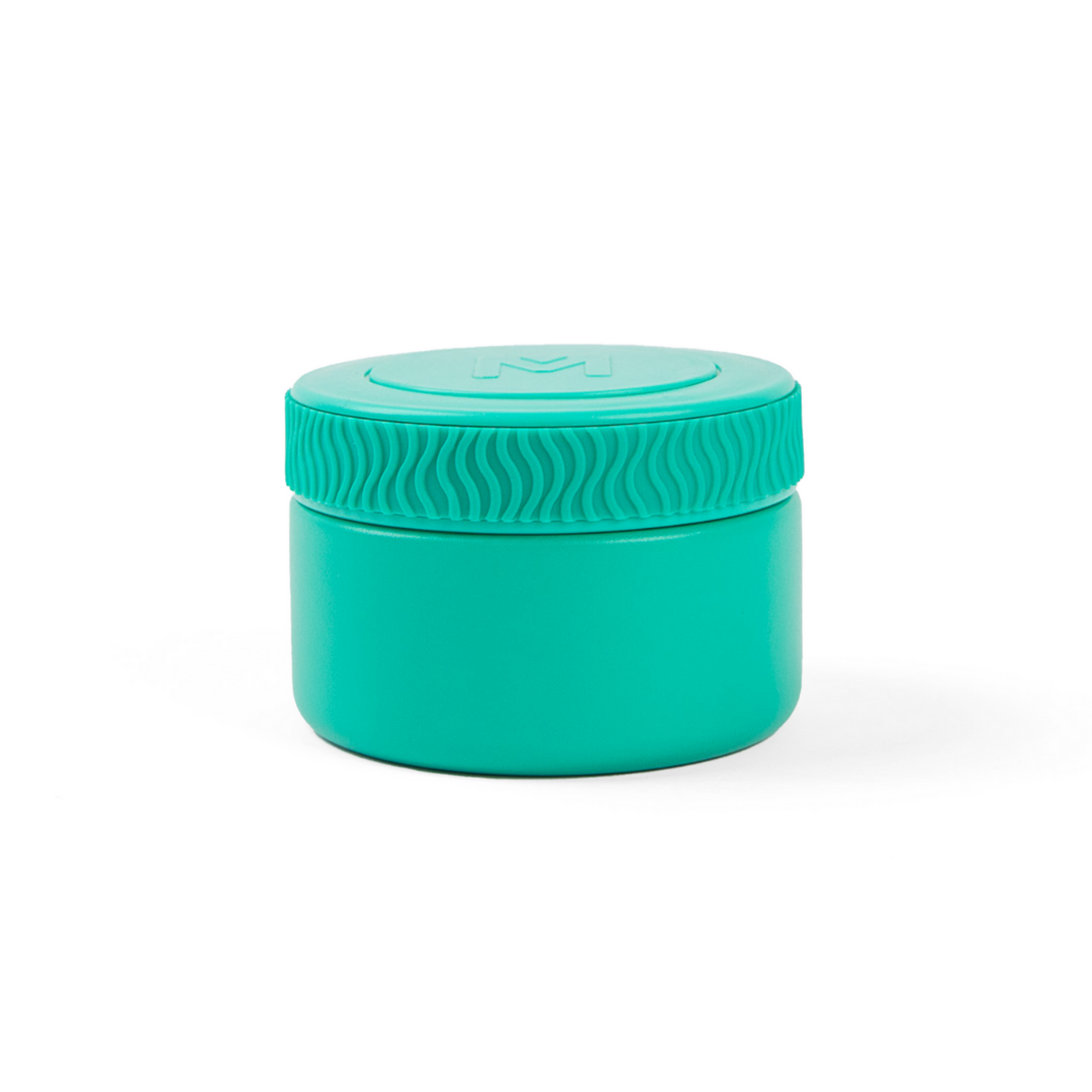 a picture of MontiiCo Insulated Food Jar MINI - Mojito on a white background for warm school lunch