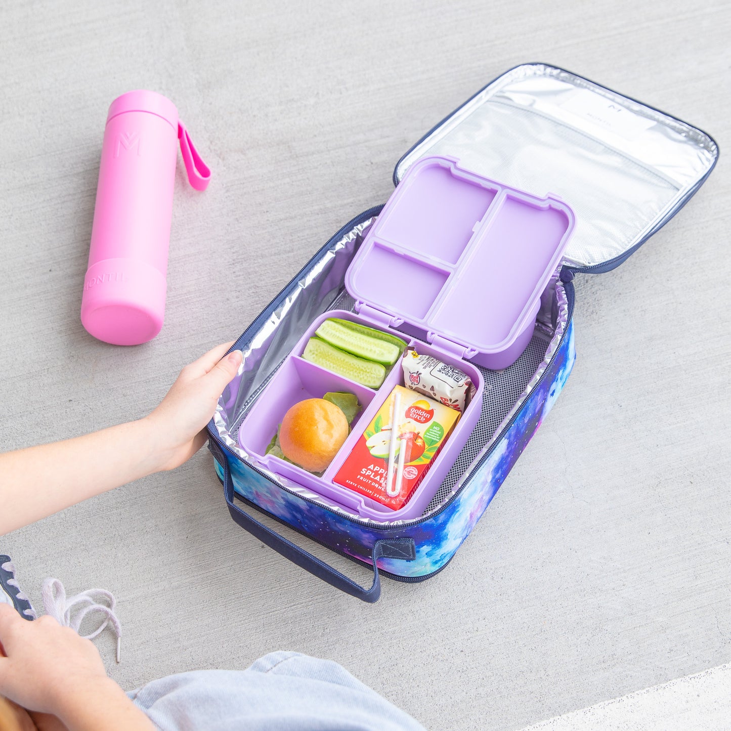 MontiiCo Feast Bite Lunch Box - Lilac