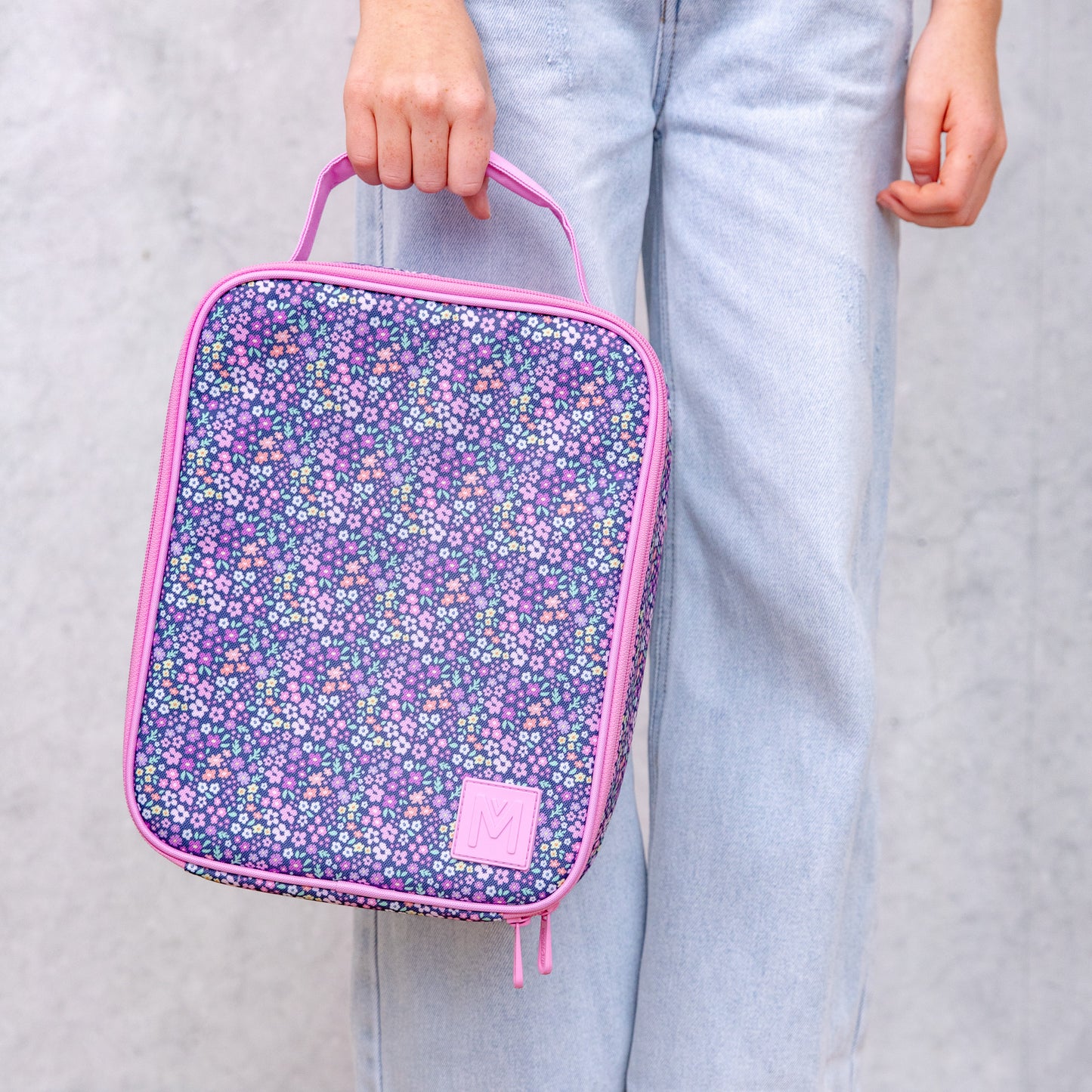 MontiiCo Large Insulated Lunch Bag - Meadow