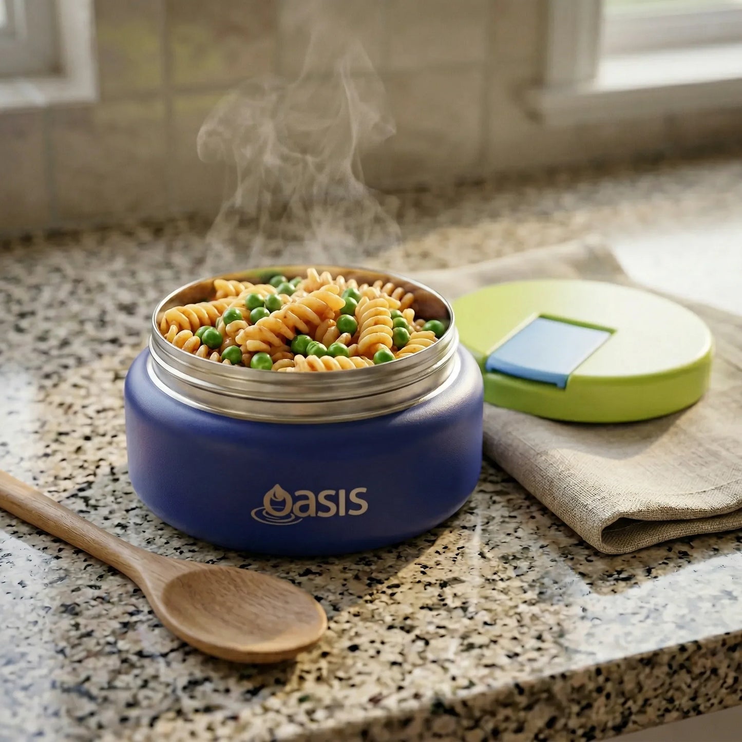 Oasis Kids Insulated Food Jar & Flask 230ml - Blue