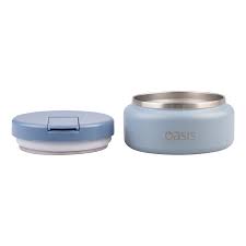 Oasis Kids Insulated Food Jar & Flask 230ml - Hazy Blue