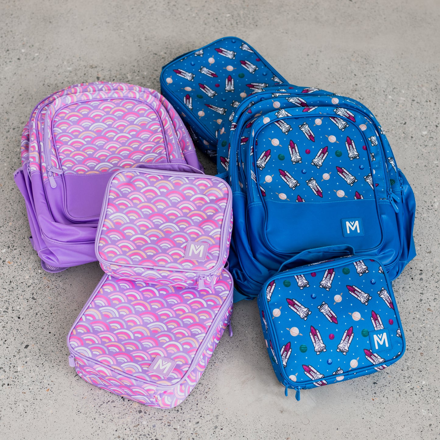 Montii.Co  Backpack - Rainbow Roller