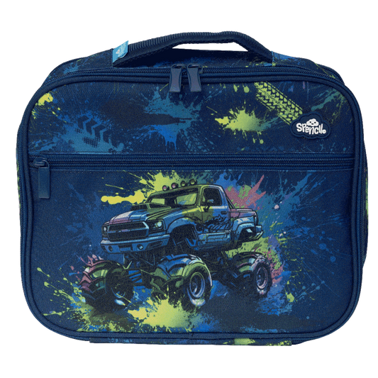a picture of Spencil Insulated Lunch Bag with Chill Pack - Mega Wheels on a white background for cool school gear