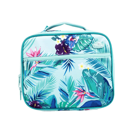 a picture of Spencil Insulated Lunch Bag with Chill Pack - Beach Blooms on a white background for cool school gear