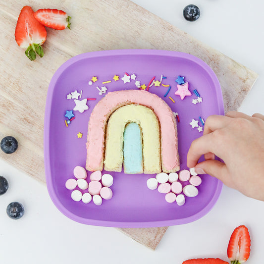 Lunch Punch Sandwich Cutter Pair - Rainbows