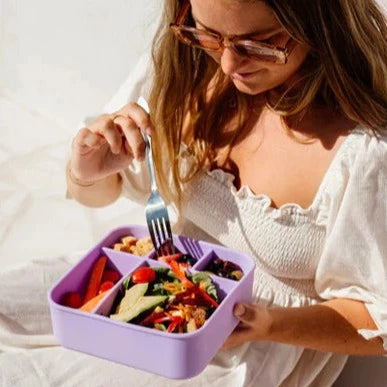 The Zero Waste People BIG Silicone Lunch Box - Lilac