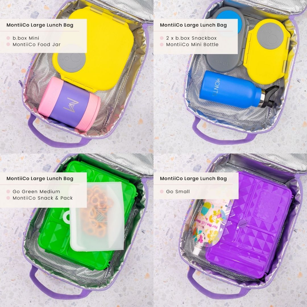 MontiiCo Large Insulated Lunch Bag - Goal Keeper