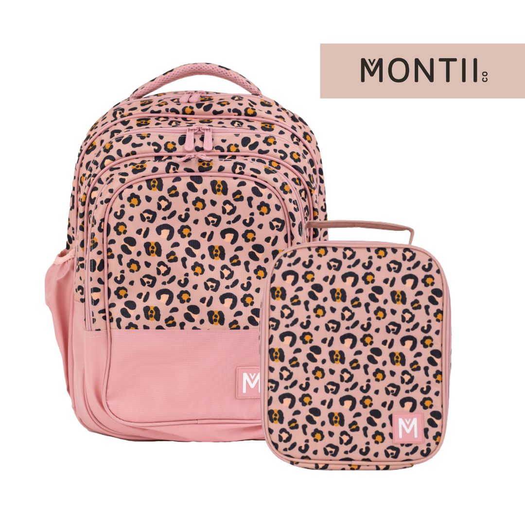 MontiiCo School Bag Package - Leopard