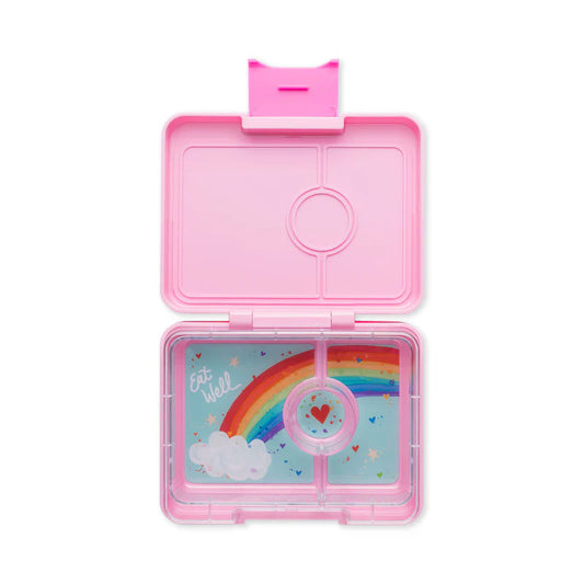 a picture of Yumbox Snack - Power Pink on a white background for a fun bento meal