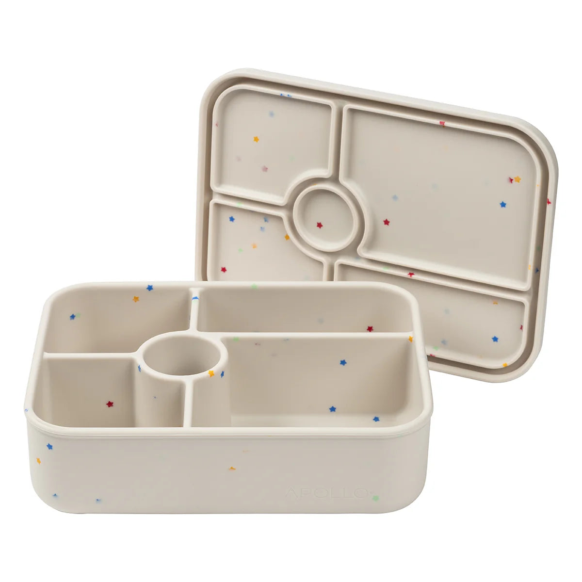 Apollo Confetti Stars kids bento lunch box rectangle