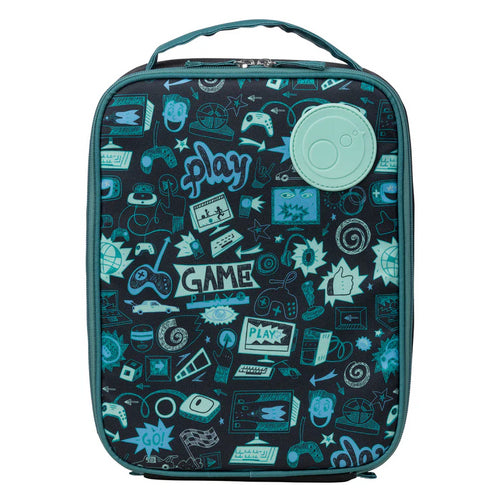 bbox flexi insulated lunch bag in mvp sports print with flexible sides