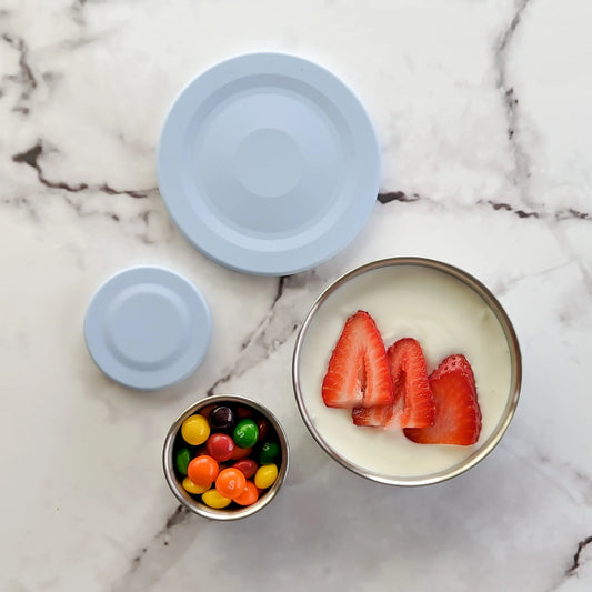 Ecococoon Stainless Steel Snack Pot - Blueberry