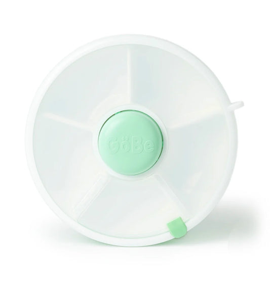 GoBe Large Snack Spinner Mint Green – spinning snack container for kids