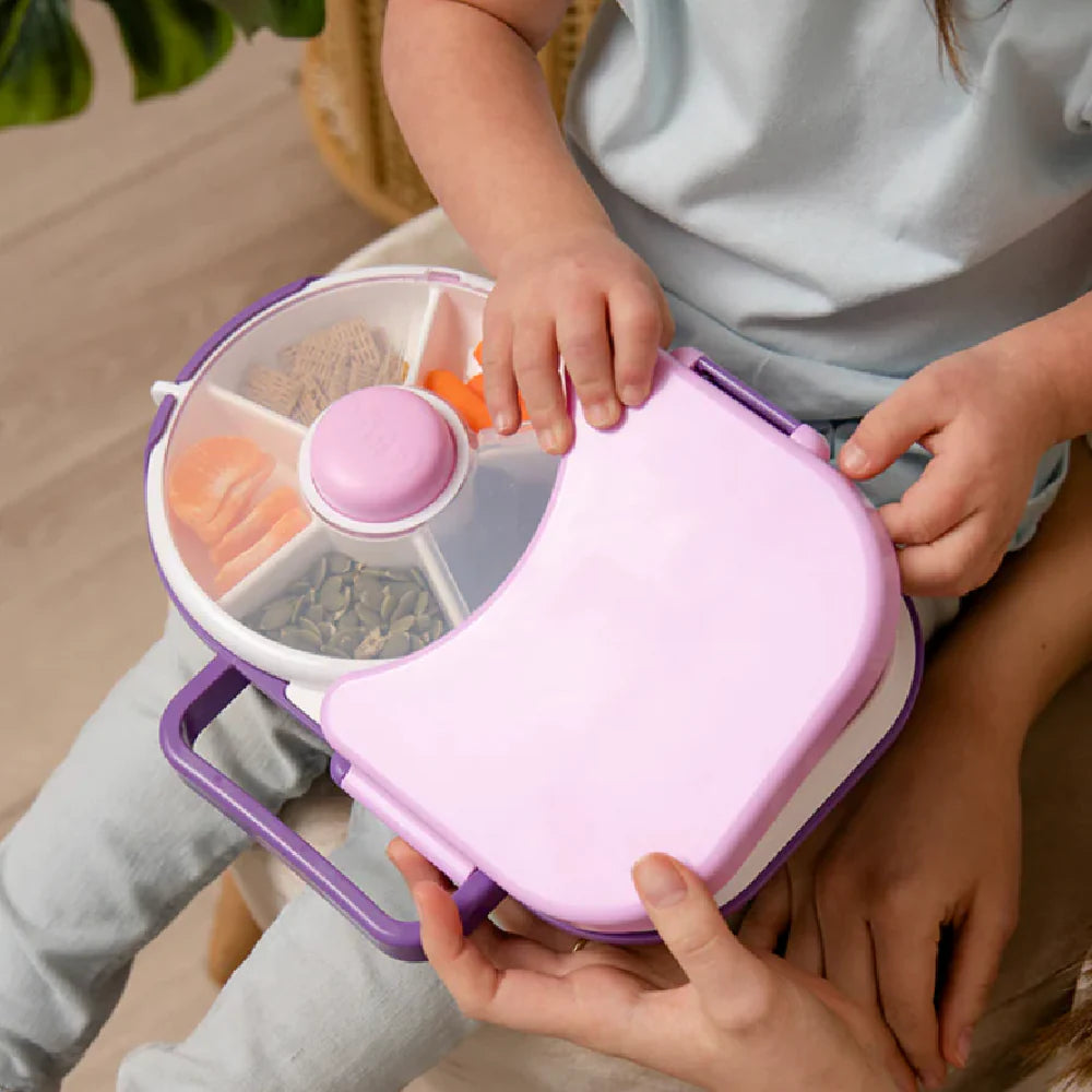 GoBe Large Snack Spinner Taro Purple – kids snack spinner from Baby Bento
