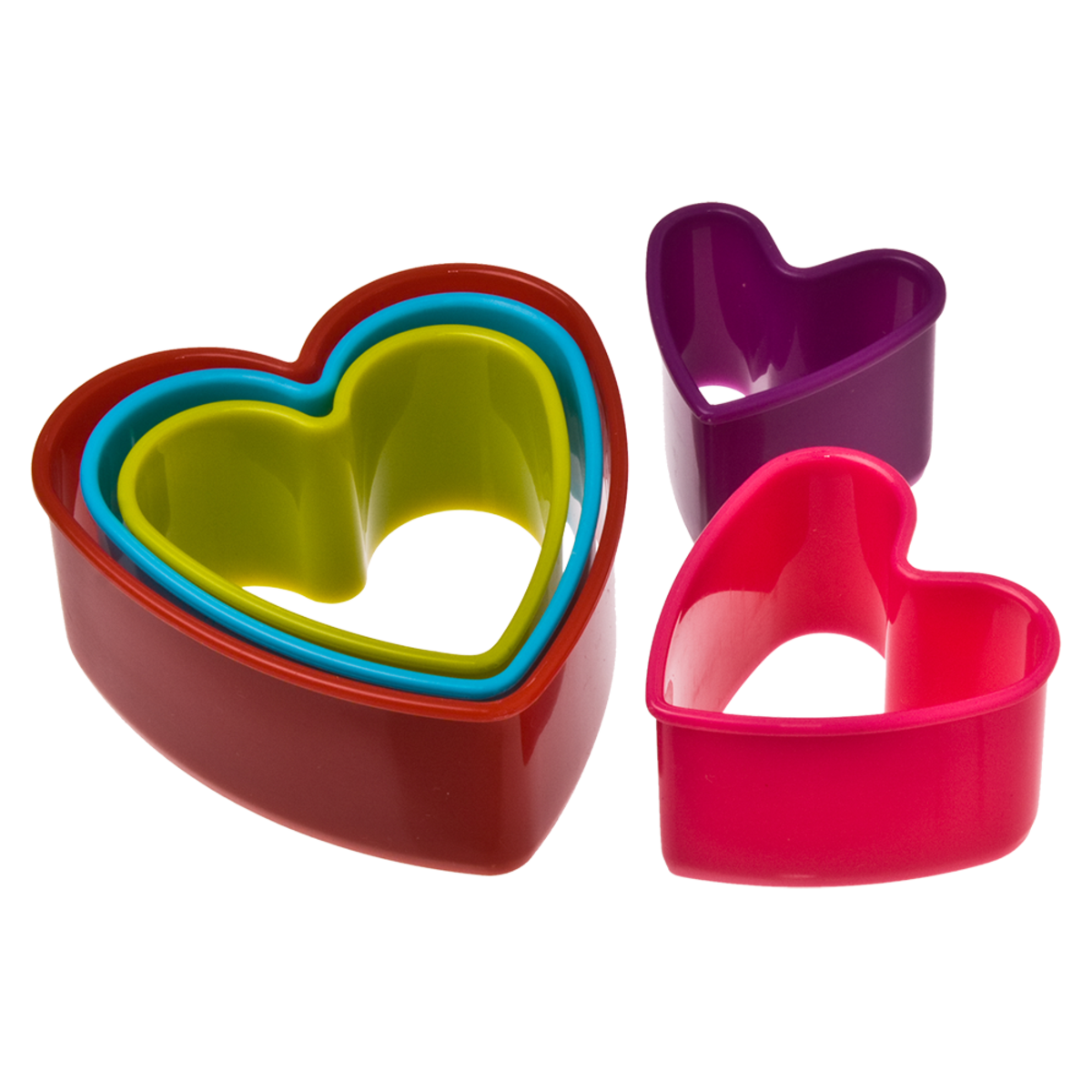 Food Cutter Set 5pc - Hearts
