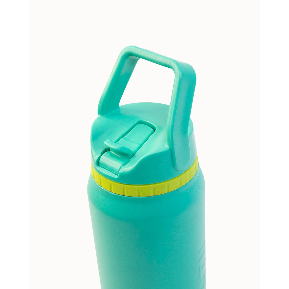 Aqua MontiiCo 750ml Sport Drink Bottle water bottle with a yellow rim on a white background