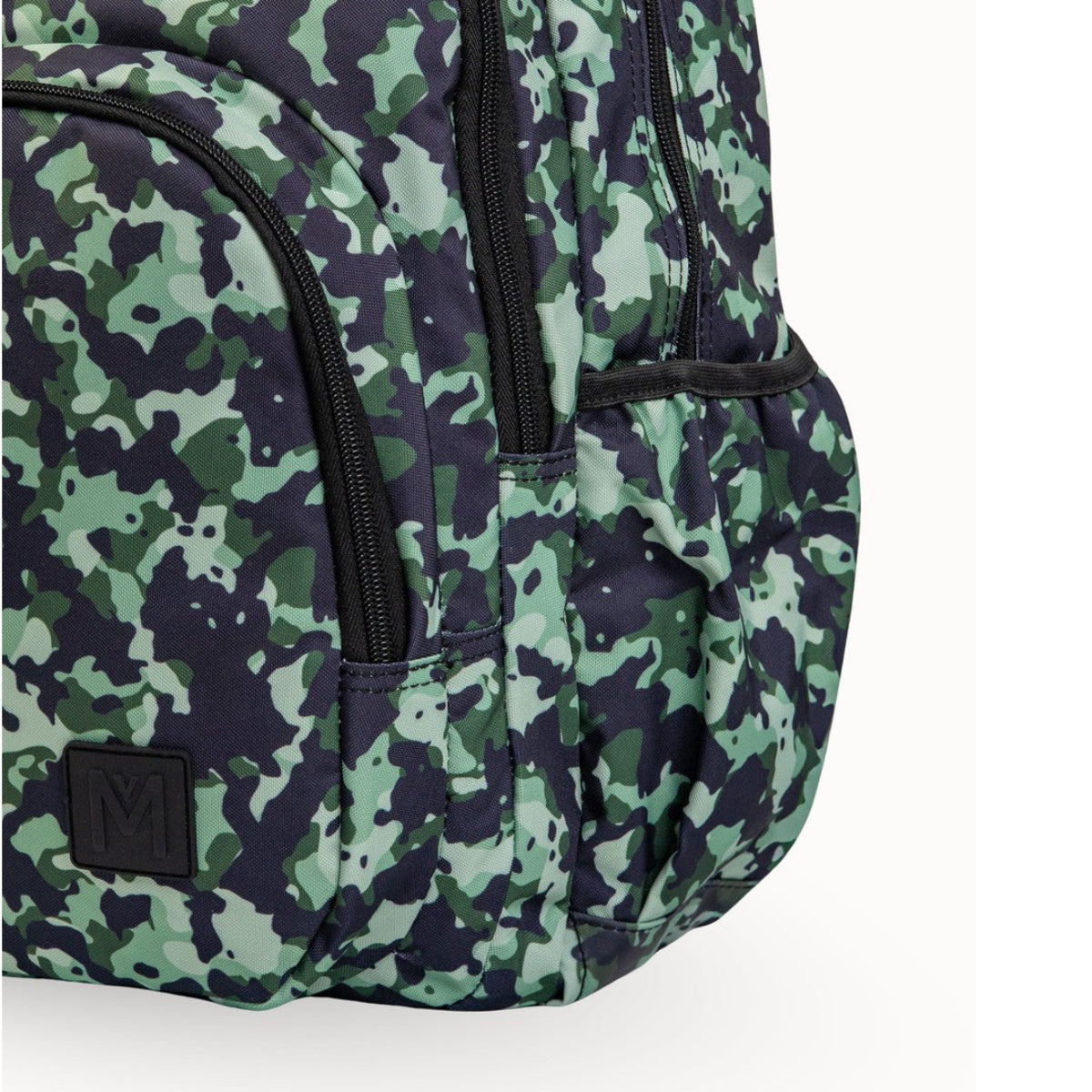 MontiiCo Stealth Camouflage Backpack on a white background