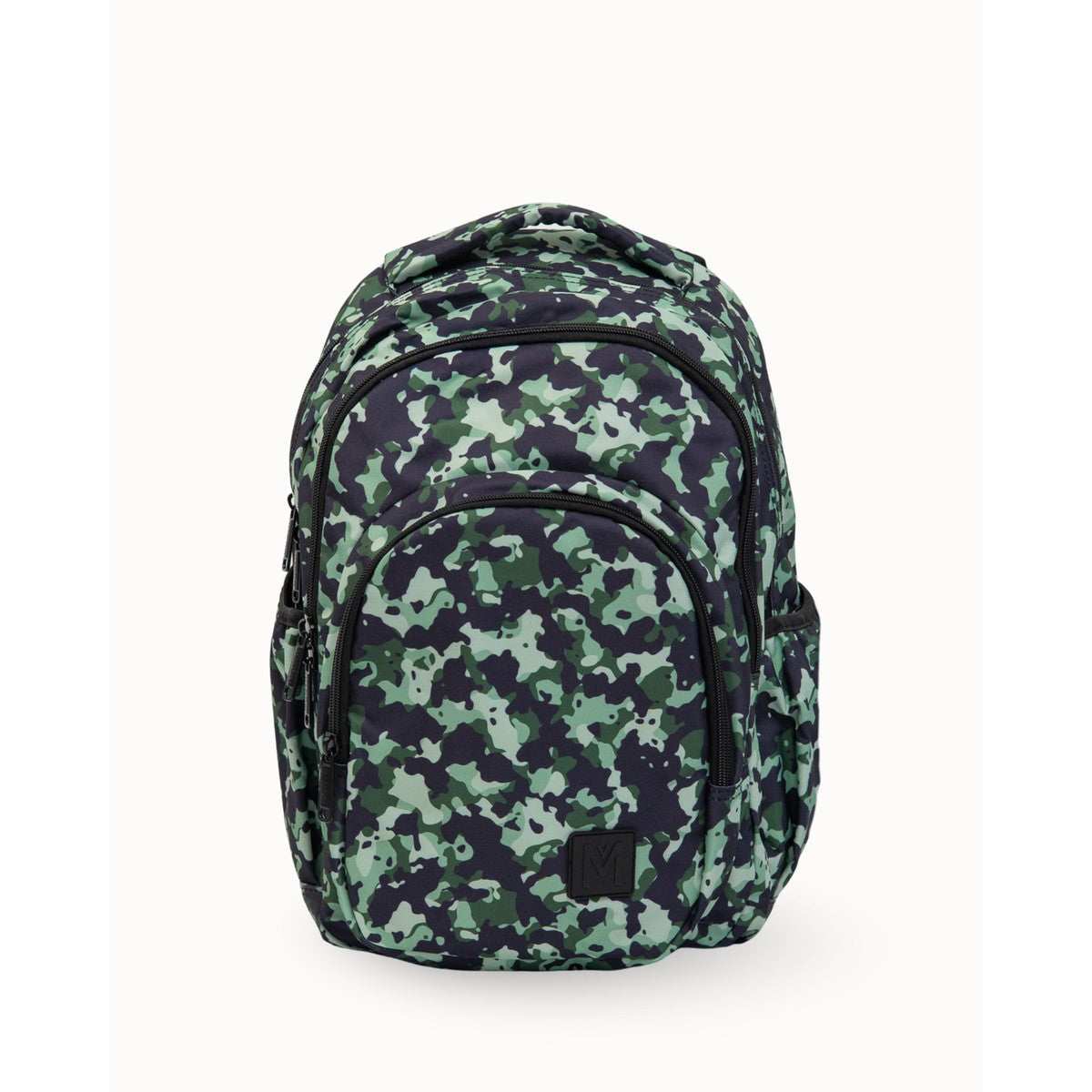 MontiiCo Stealth Camouflage-patterned backpack on a white background