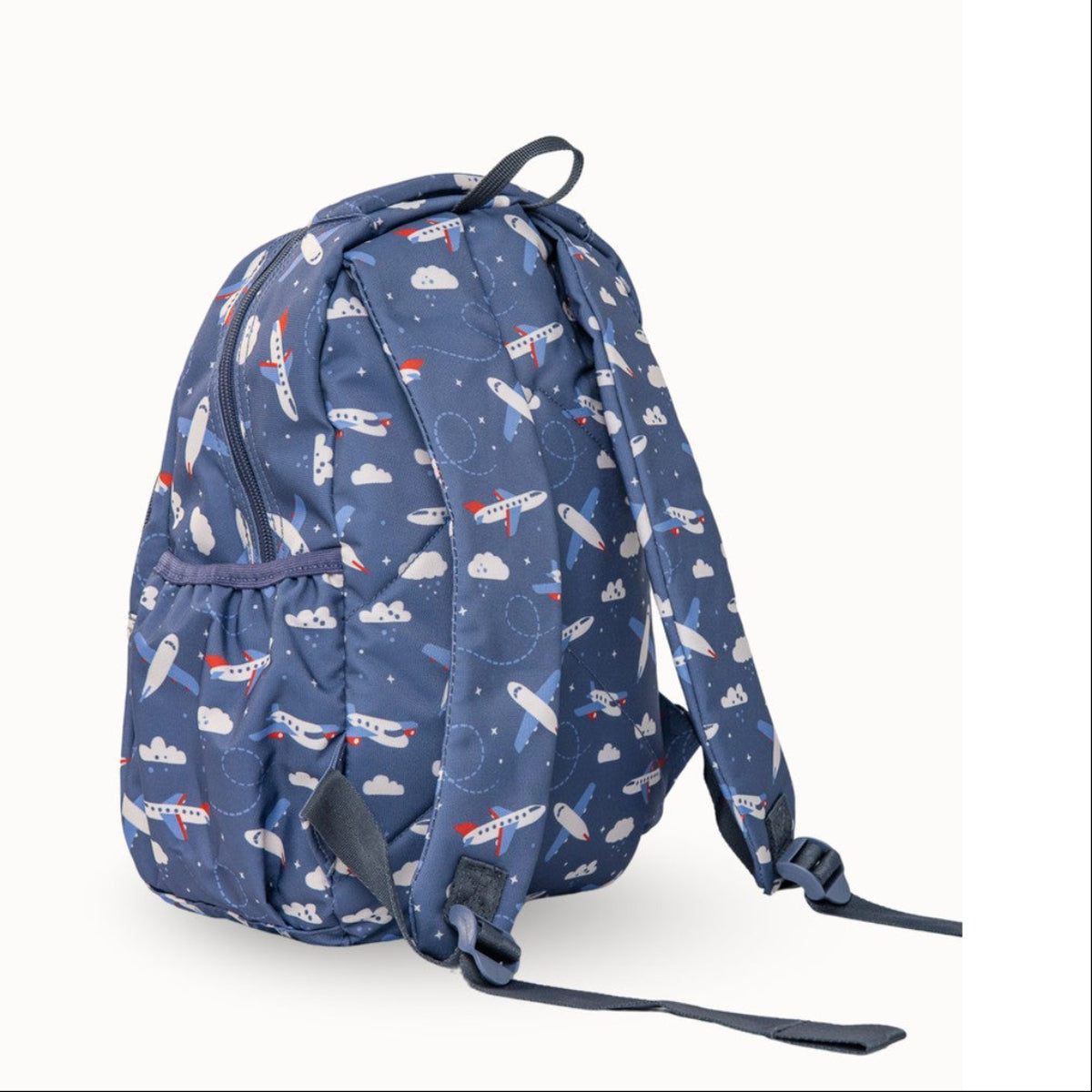 MontiiCo Mini Backpack - Jetset with airplane pattern on a white background