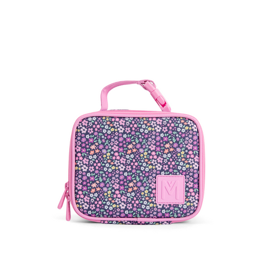 Meadow Mini MontiiCo insulated lunch bag with stain‑resistant fabric and included mini ice pack.