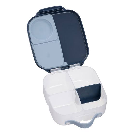 a picture of b.box MINI Lunch Box - Midnight  on a white background for cool school lunches