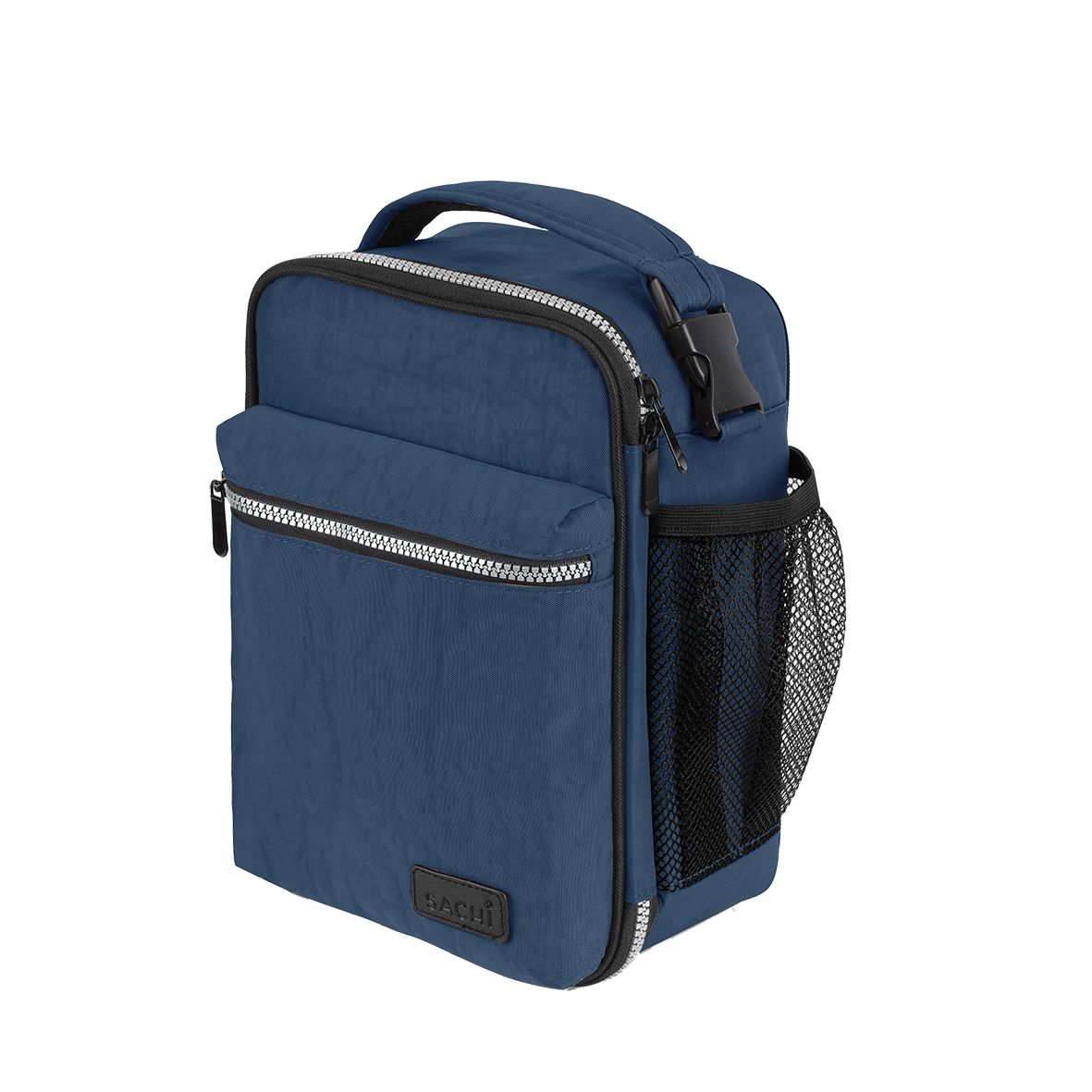 Navy Sachi Explorer insulated lunch bag designed for durability and reliable temperature control.