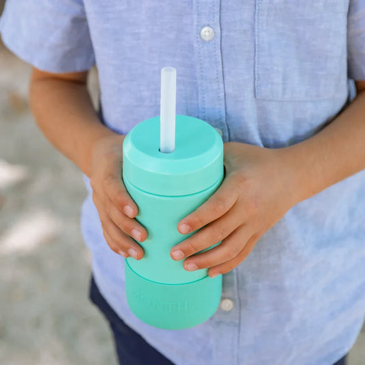 a picture of Reef MontiiCo Smoothie Lid  on a white background for sleek drink bottle accessory