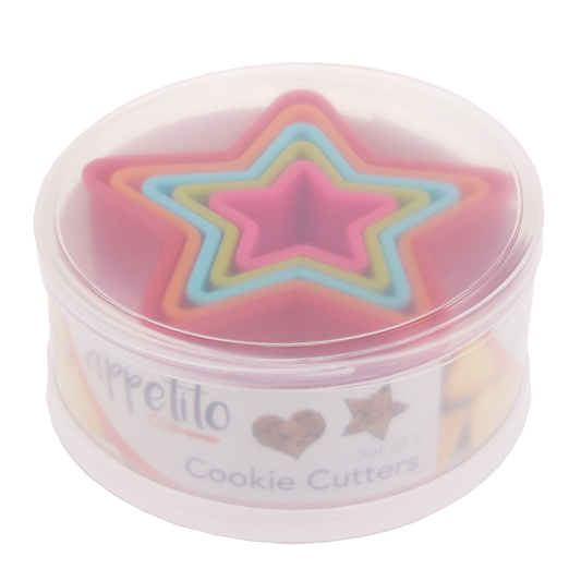 Food Cutter Set 5pc - Stars