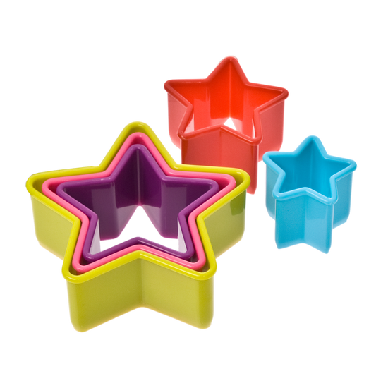 Food Cutter Set 5pc - Stars