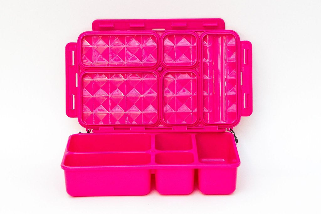 Go Green Lunch Box - Zig Zag with Pink Box - BabyBento