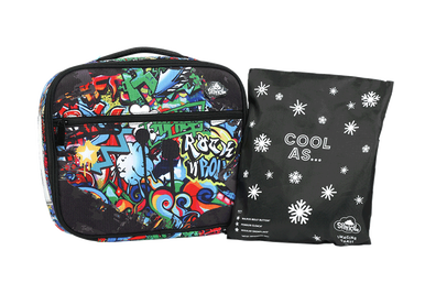 Spencil Insulated Lunch Bag with Chill Pack - Street Art - Baby Bento