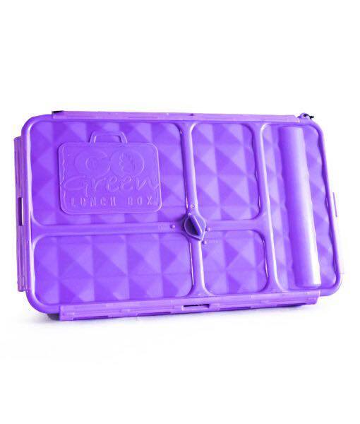 Go Green Lunch Box - Purple Box - BabyBento