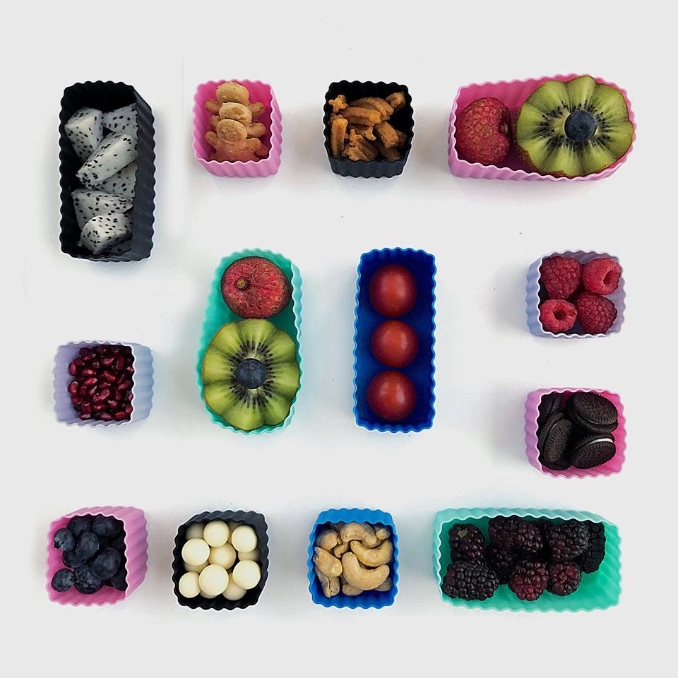 Bento Cups Square - Black