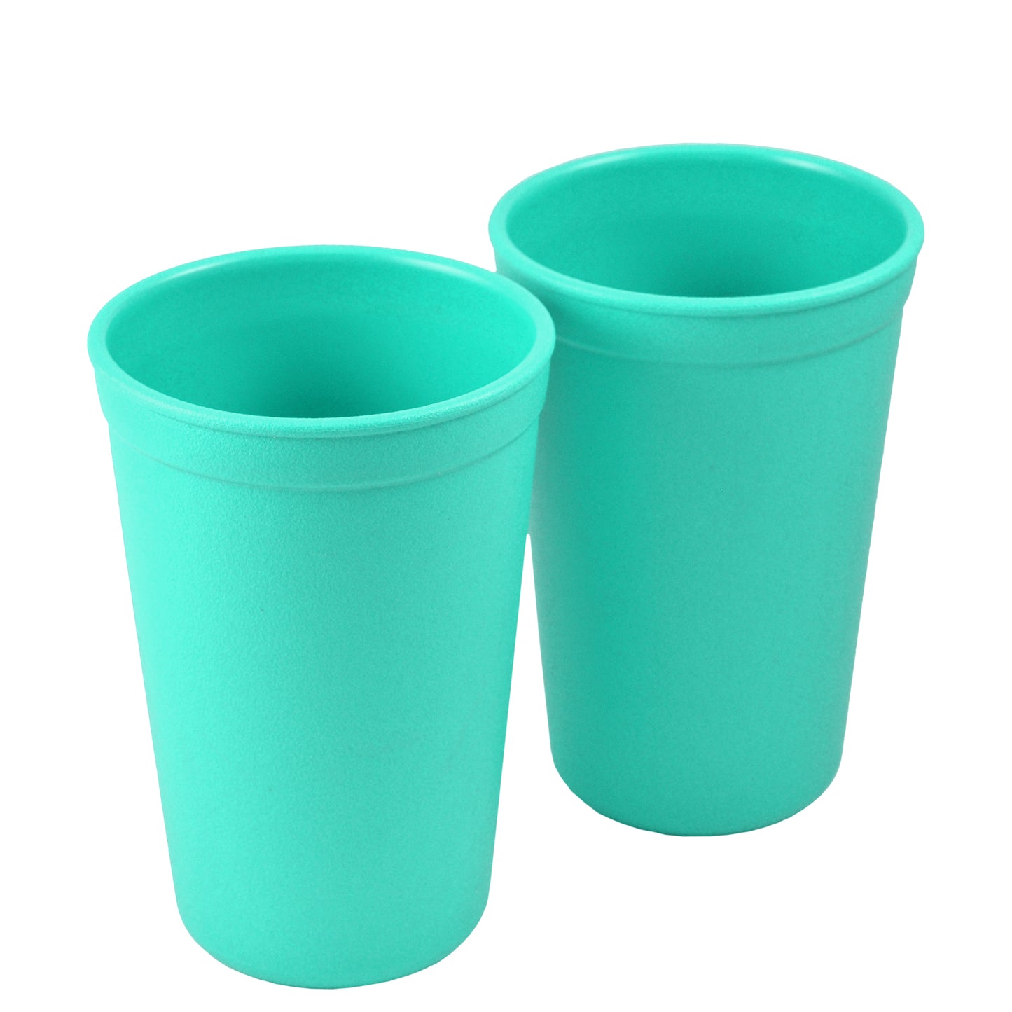 a picture of Re-Play Tumbler - Aquaon a white background for making mealtime fun and playful