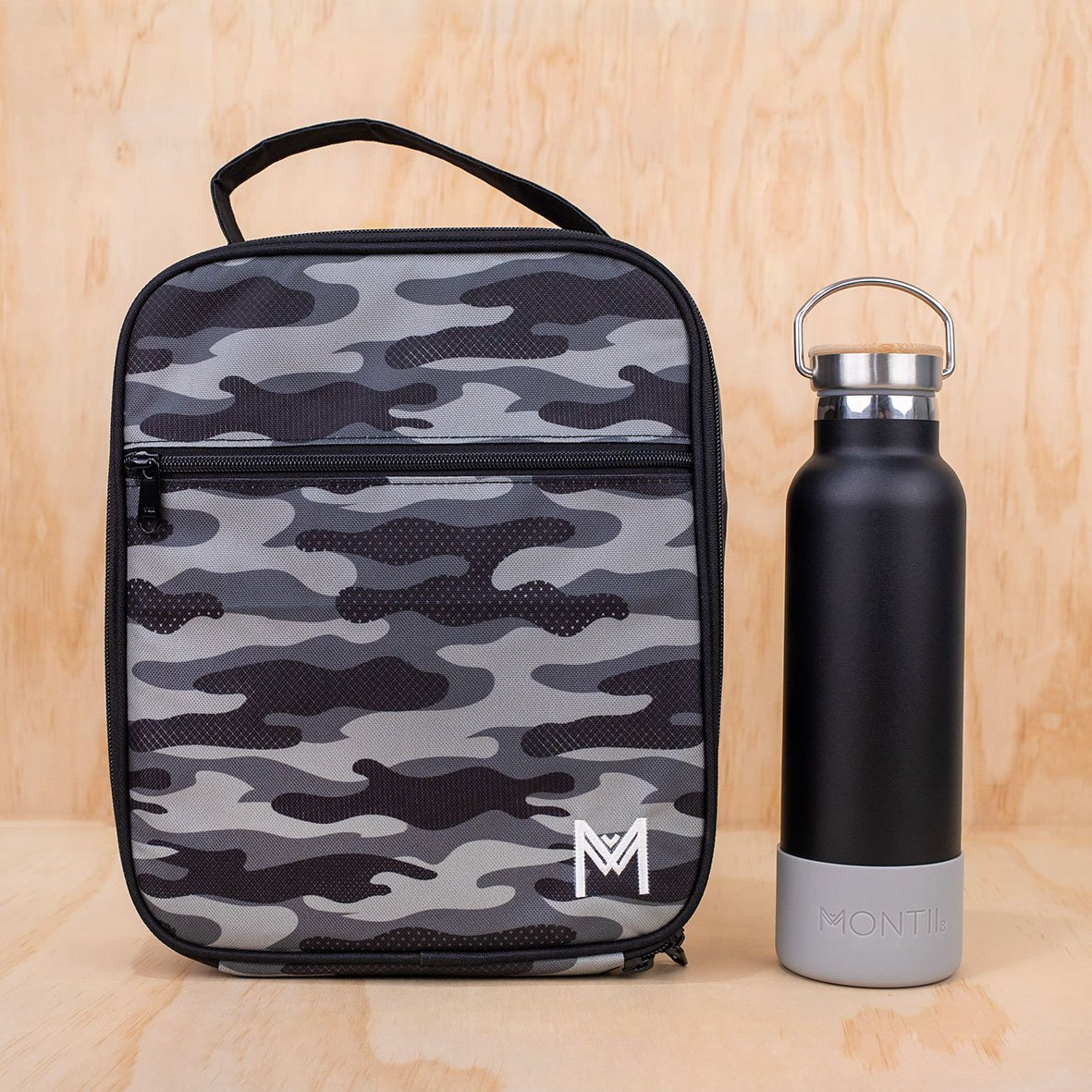 MontiiCo Bottle Bumper - Chrome - Baby Bento