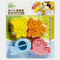 Animal Friends Sandwich Cutter and Stamp set - BabyBento