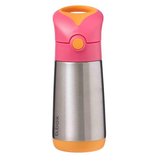 b.box Insulated Drink Bottle 350ml - Strawberry Shake