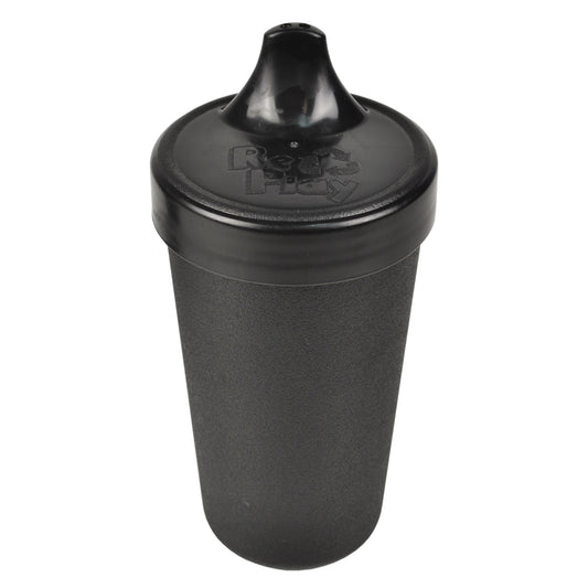 a picture of Re-Play Non-Spill Sippy Cup - Blackon a white background for making lunch time fun and playful