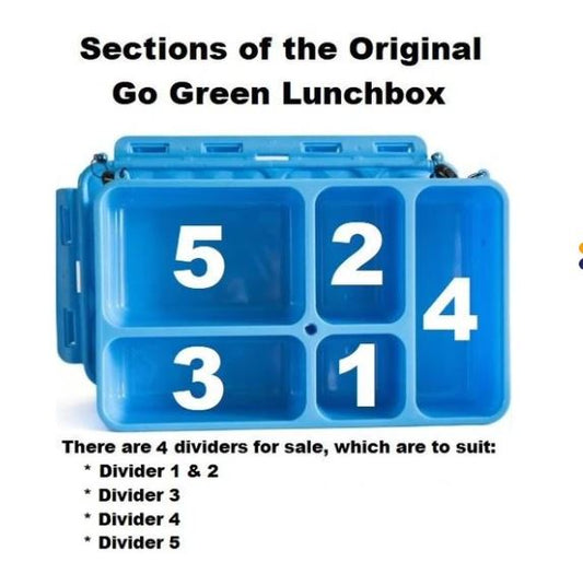 Go Green Divider Set of 4 - Section 1 & 2, 3, 4 and 5