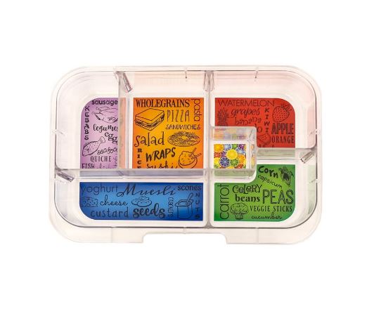 Munchbox Maxi 6 - Purple Peacock - BabyBento